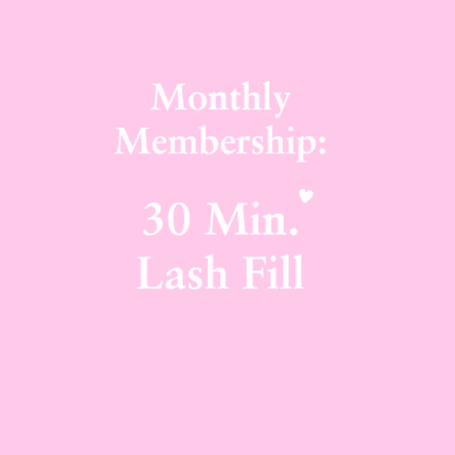 Weekly Lash Fill Package