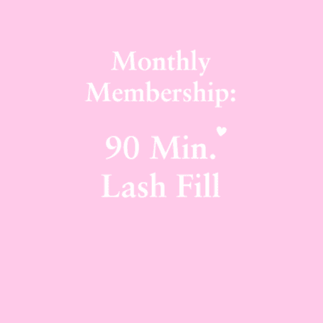 2 Week Fill- Monthly Lash Package